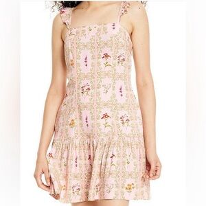 Agua Bendita for Target Floral Light Pink Dress